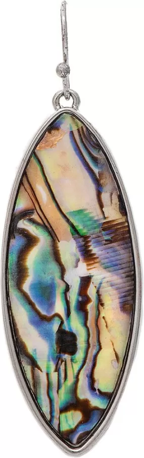 Abalone Ellipse Earrings