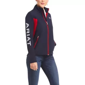 Ariat Womens New Team Softshell Jacket Navy