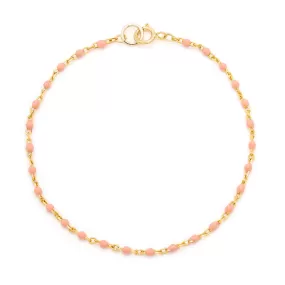 Candy Chain Anklet | Peach Fuzz & Gold