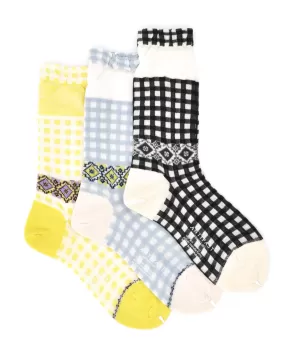 Checkered Crew Socks