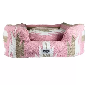 Diamante Bumper Bed- Pink/White/Tan