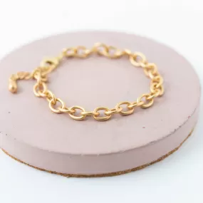 Matte Gold Chain Bracelets