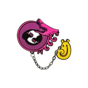 Rain World - Pink Lizard Hanger Pin