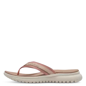 S Oliver Wedge Flip Flop Rose