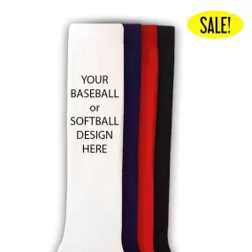 SALE on Large Baseball and Softball Knee High Socks