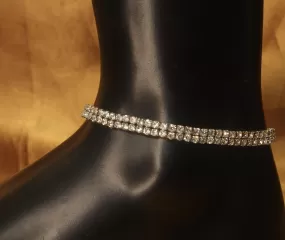 Sparkling Rhinestone Anklet