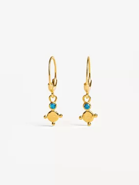 Trisha Charm Hoop Earrings