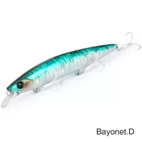 Ultra Long Casting 135S Saltwater Sinking Minnow BAYONET 135mm 26.4g Tungaten Weight Fishing Lure Seabass Hard Bait