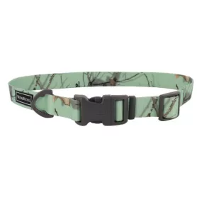 Water & Woods Adjustable Dog Collar, Country Roots Equinox, Medium: 14-20-In Neck, 1-In Wide